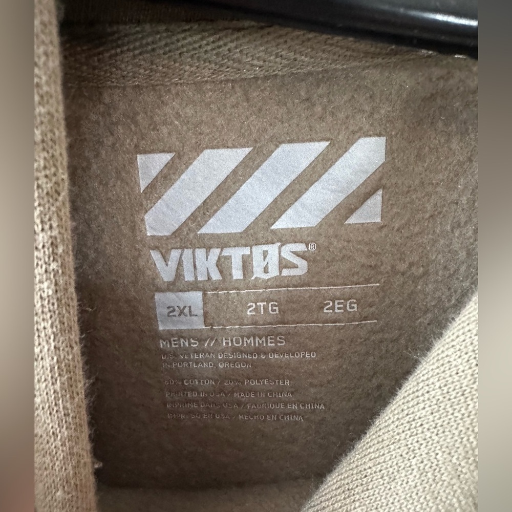 Viktos Men's Tactical Olive Hoodie - Picture 3 of 3